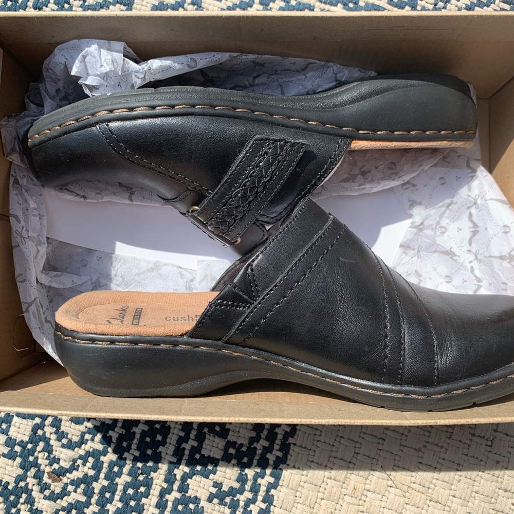 Clark’s never worn mules all leather